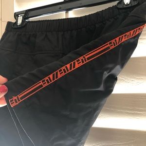 LF windbreaker snap front mini skirt